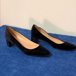 J. Crew Black Velvet Pumps